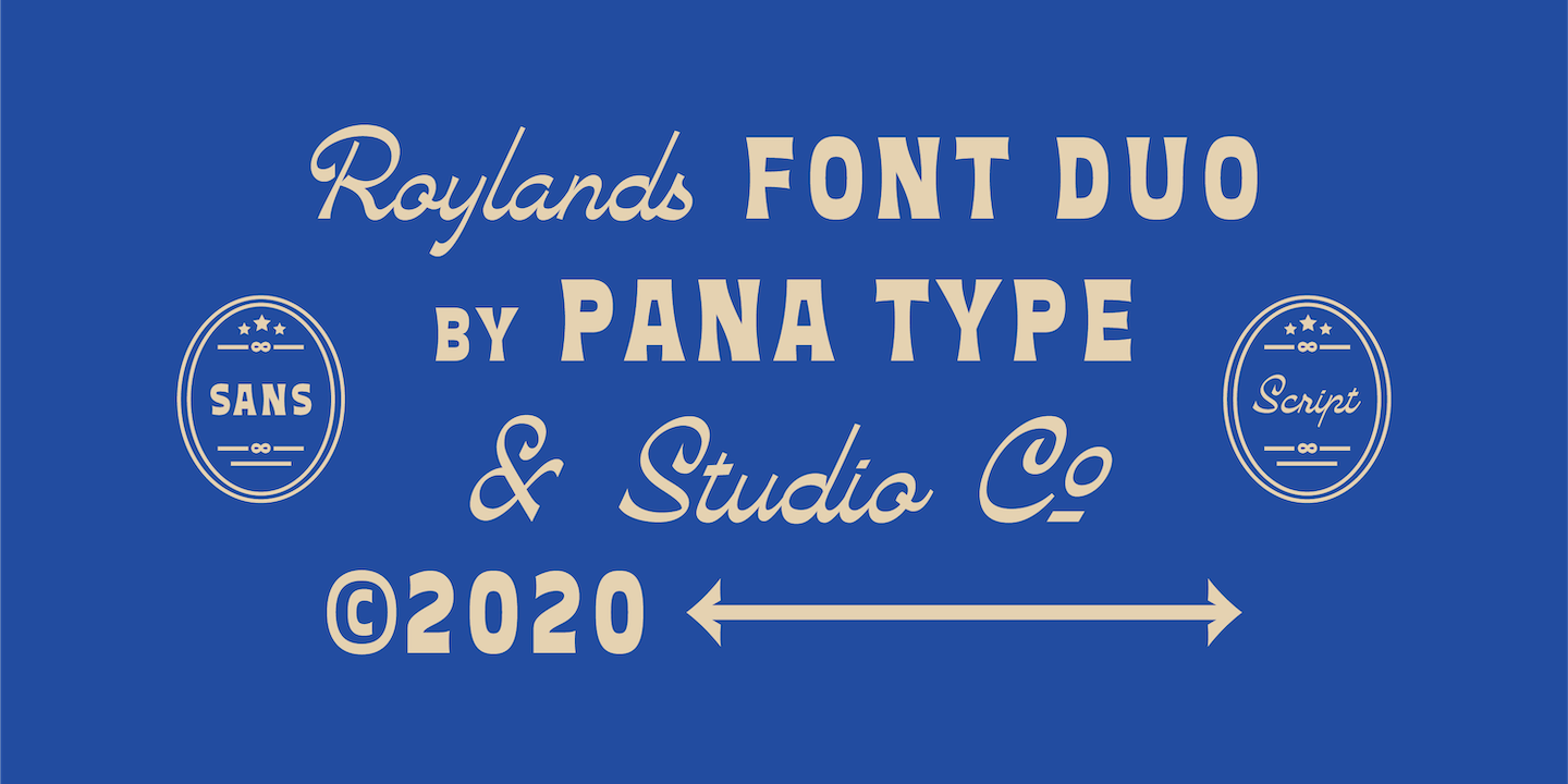 Beispiel einer Roylands Font Duo-Schriftart #8